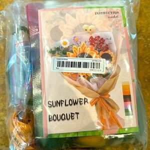 Sunflower crochet kit BNWT